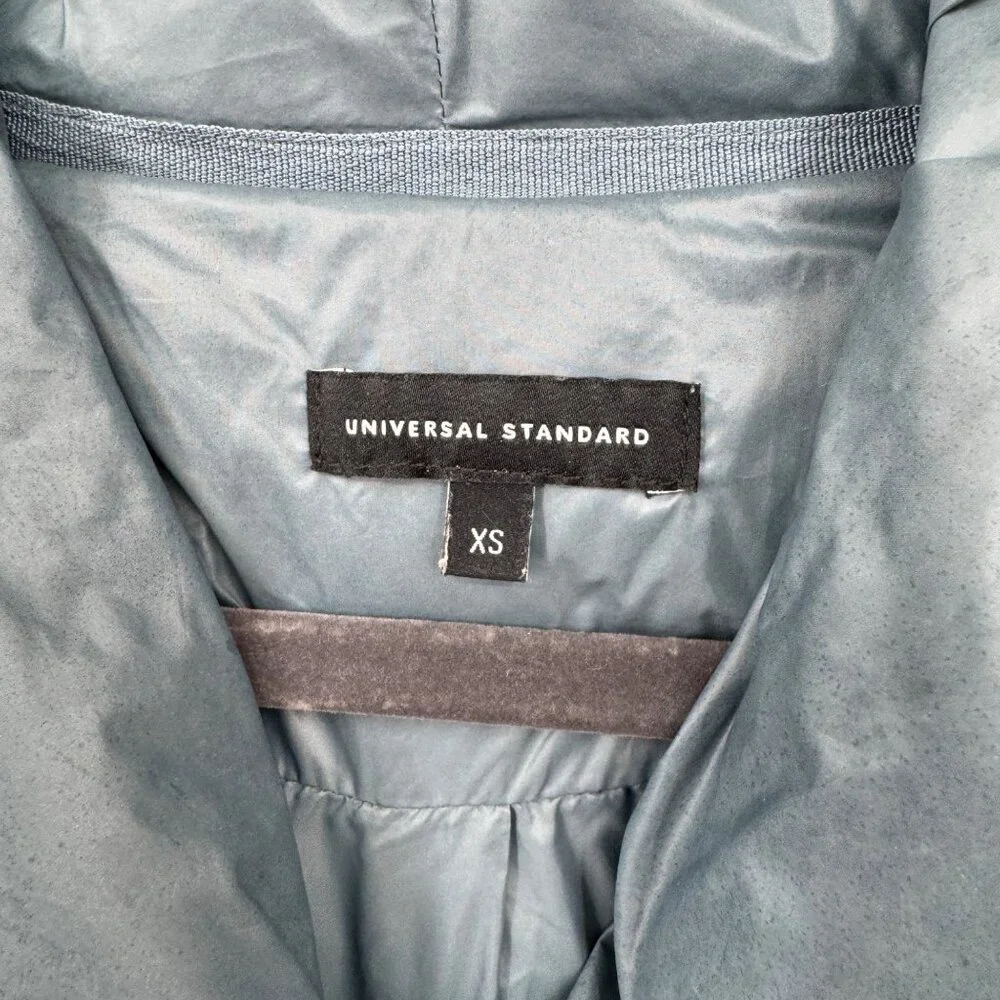 Universal Standard Kanda Puffer Coat Jacket Storm Blue size XS read - Picture 2 of 15